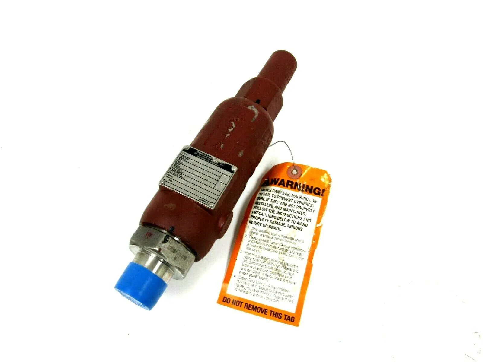 NEW FARRIS ENGINEERING 27DA33-M20 RELIEF VALVE 15PSI 1 x 1-D 27DA33M20