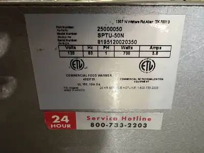 New | in-Stock APW Wyott New APW Wyott SPTU-50N Heat and Hold Hot Dog Warming Drawer 120V Hot Food Warming, Holding, & Transport Cabinets Illinois US | Falcon Restaurant Supply #1375620