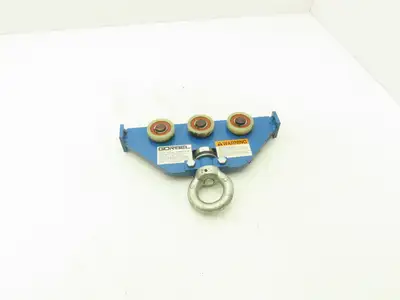 Gorbel Overhead Bridge Crane Tether Trolley 1-Person Fall Protection 310Lb