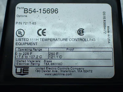 NEW UNITED ELECTRIC B5415696