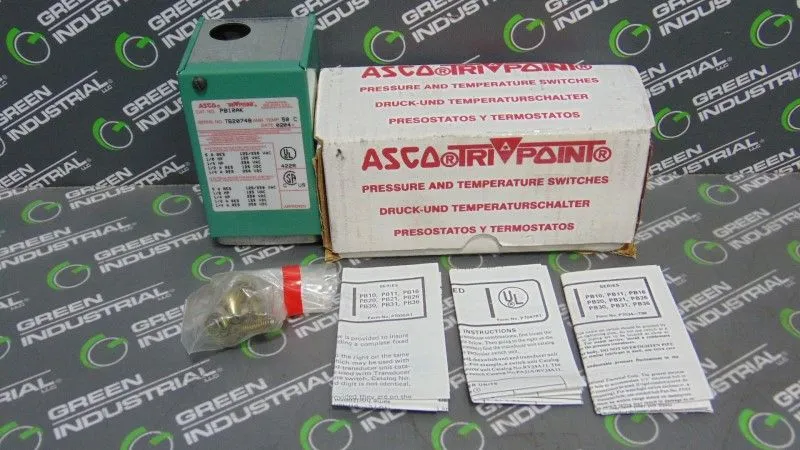 ASCO Tripoint PB10AK Pressure and Temperature Switch New NIB