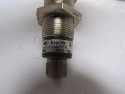 Baumer Electric IFRM 18P17A3/S14L Inductive Proximity Sensor 10-30VDC M18mm