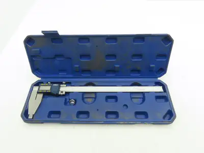 Fowler 54-100-312-0 Xtra-Range Digital Caliper 0-12" 300mm .0005 Nib Jaws w/Case