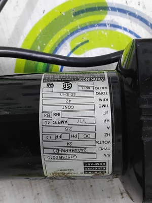 USED BODINE ELECTRIC COMPANY G1575B 0015