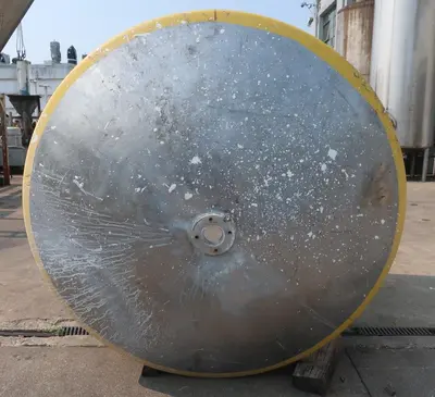SPC8794  Tank 1500 gallon vertical tank, Stainless Steel, dish