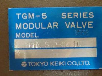 USED TOKYO KEIKI TGMX-5-P-CK-10