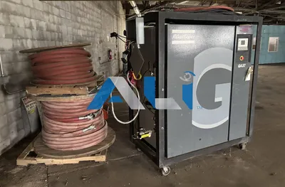 Used ATLAS COPCO GA37 Rotary Screw & Sliding Vane Air Compressors California US | Asset Liquidity International #1278605