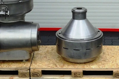 Alfa-Laval MRPX 214 TGV-74T warm milk separator, 316SS.