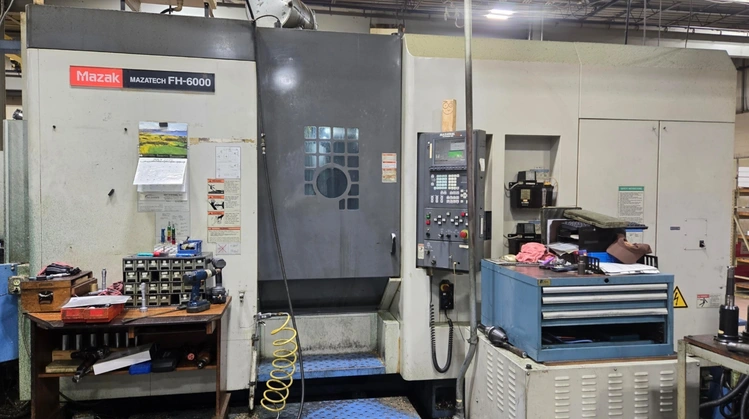 Used 2002 MAZAK FH-6000 Horizontal Machining Centers Ohio US | Toolquip, Inc. #1331052