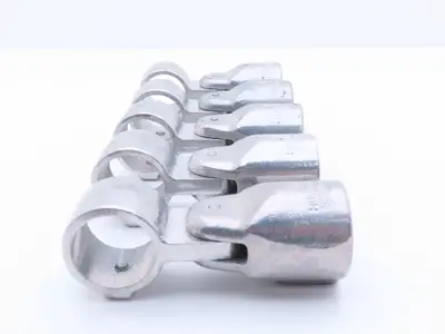 Hollaender 17-7 Speed Rail Aluminum Elbow 1-1/4" Fits 1.66" OD Pipe Lot of 5