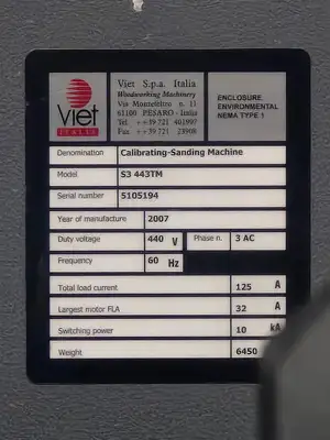 USED 2007 VIET S3 443TM