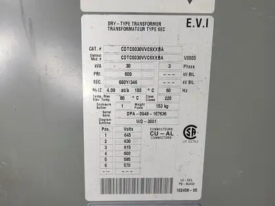 USED E.V.I CDTC0030VVC6XXBA