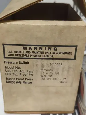 New | in-Stock BARKSDALE DIT-A80 Miscellaneous Equipment (Electrical & Power) | Surplus Asset Holdings #1197712