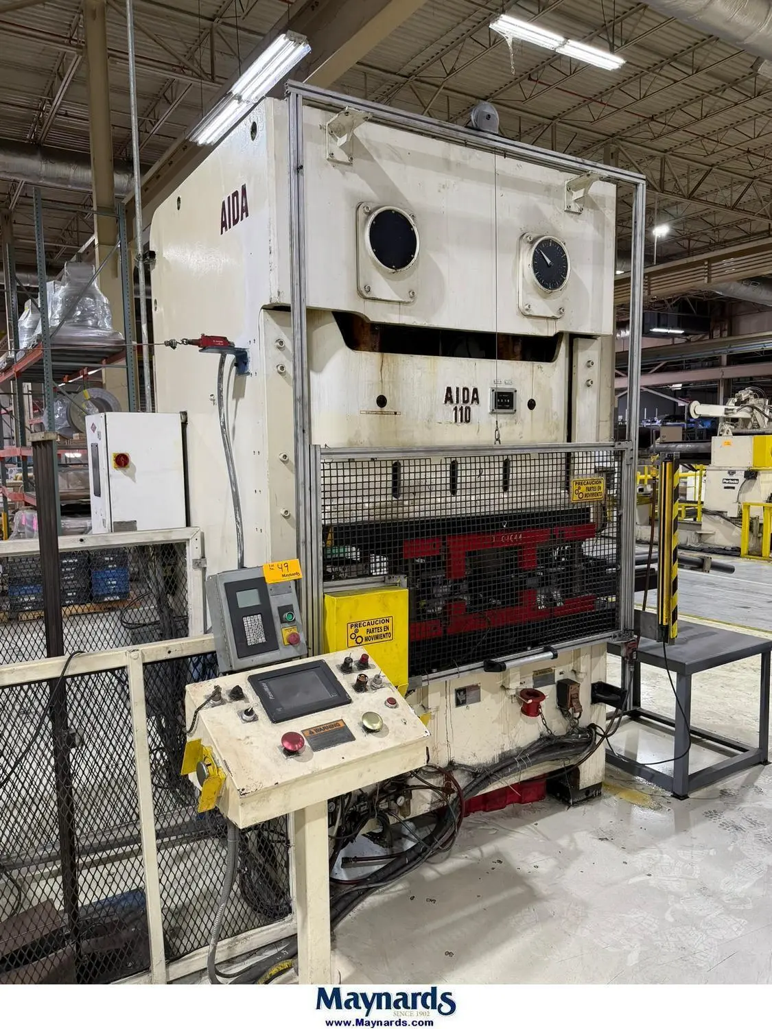 Used AIDA NC2-110(1) Gap Frame (OBS) Presses Ohio US | D & D Industries #1413123