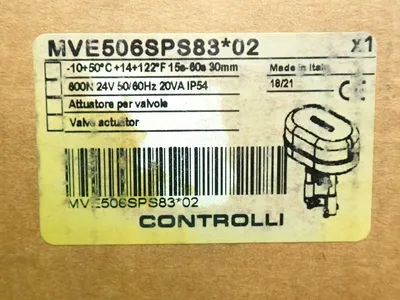 NEW CONTROLLI MVE506SP883*02