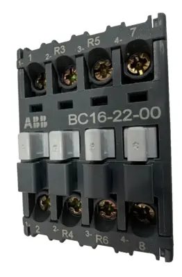 NEW ABB BC16-22-00 CONTACTOR 24V DC COIL 4-POLE MINI CONTACTOR FPL1813501R0001
