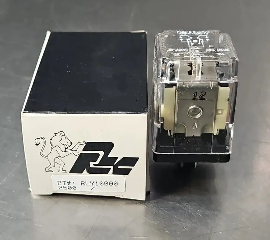 POTTER & BRUMFIELD KRPA-11DG-12 120VAC RELAY. Loc3D-17