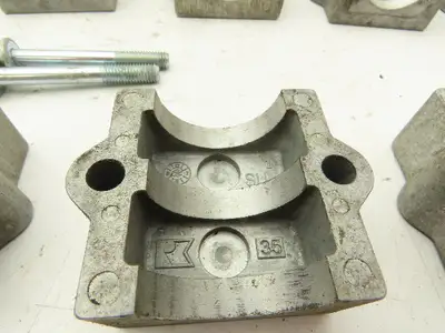 Rose Krieger Flange Clamp 1.5" Round Tube Aluminum Top Plate Only Lot of 17