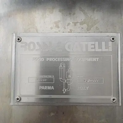 USED 1996 ROSSI & CATELLI PISTON PUMP: PP10511; C-TANK: VC/2000