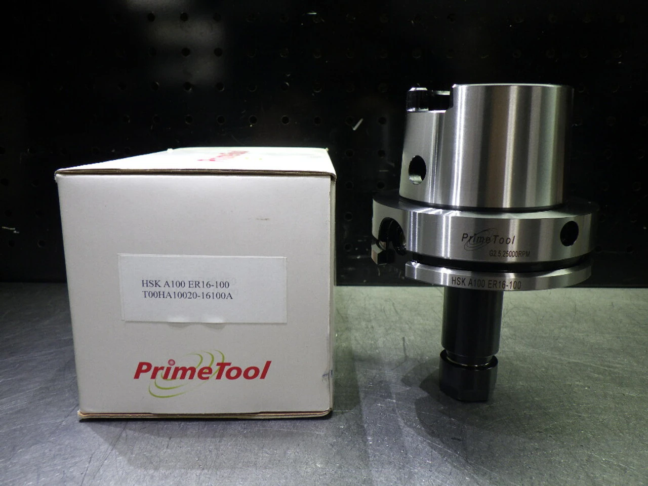 Prime HSK100A ER16 Collet Chuck 100mm Pro T00HA10020-16100A (LOC1484)