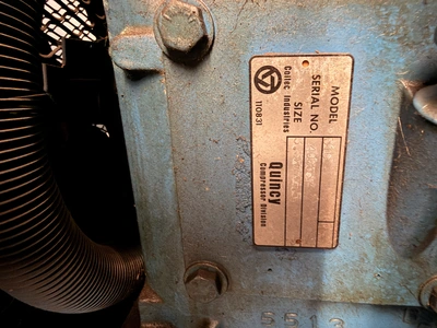 Used QUINCY 310 AIR COMPRESSOR Tank Mounted Air Compressors Michigan US | Miedema Asset Management Group #1334058