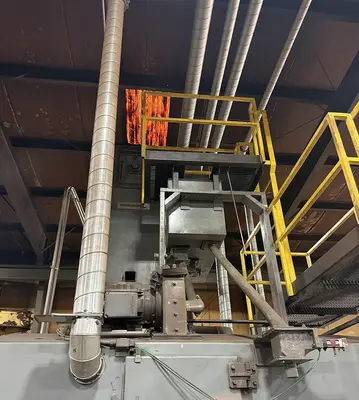 Used 1997 PANGBORN ES-1821-70 Roller Conveyor Shot Blaster Pennsylvania US | Shot Blasting Equipment #1404055