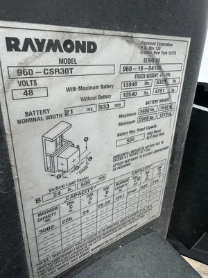 USED RAYMOND 960-CSR30T