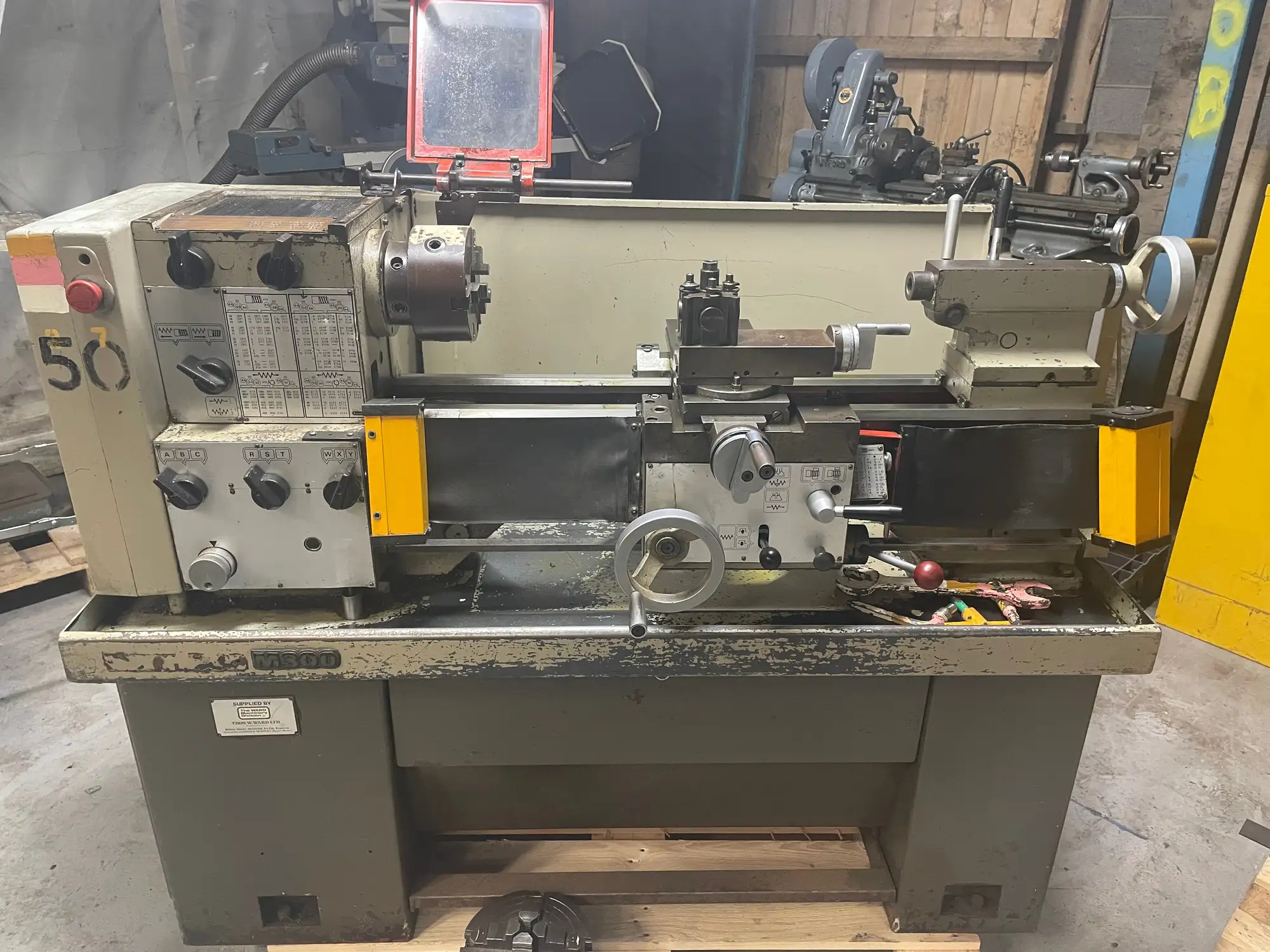 USED HARRISON M300 13" X 25" CENTRE LATHE