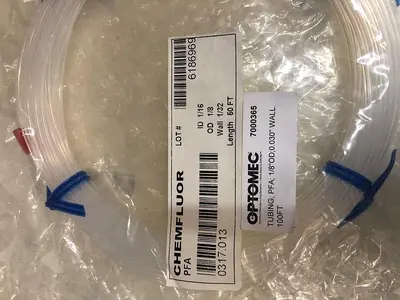 CHEMFLUOR PFA , OPTOMEC 7000365 TUBING PFA 1/8