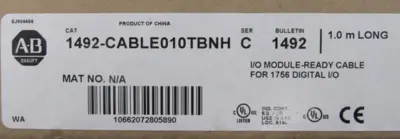 ALLEN BRADLEY 1492-CABLE010TBNH CABLE ASSY SER.C 1492CABLE010TBNH NEW SURPLUS