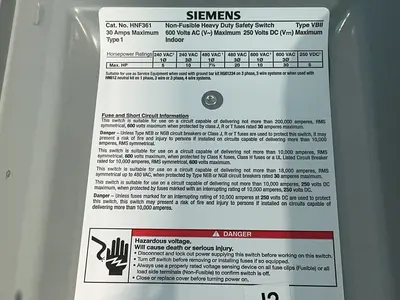 New | in-Stock SIEMENS HNF361 Circuit Breakers Ohio US | HGR 24 #1277771