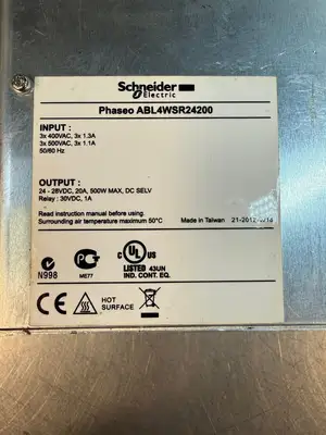 Schneider Electric ABL4WSR24200 24Vdc 20A (5.2.3)