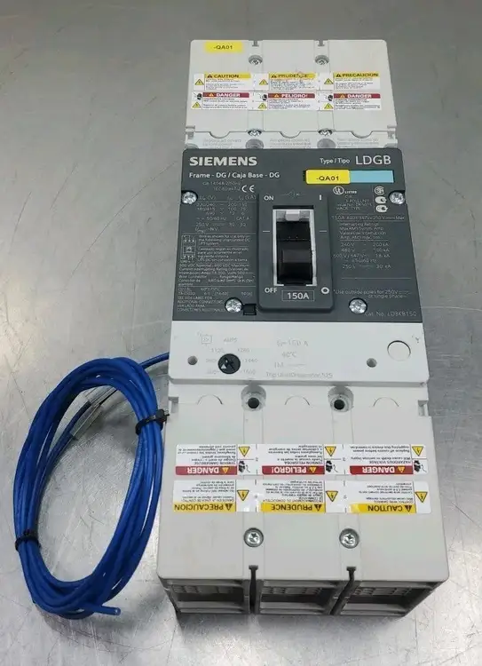 Used Siemens LD3KB150 TYPE LDGB CIRCUIT BREAKER, 150A 3-POLE Circuit Breakers South Carolina US | Palmetto Automation #1161841