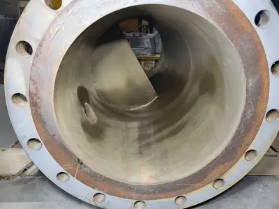 16" Class 150 Pipe Flanged Ends w/ Baffle Plate and 3" Branch Connections