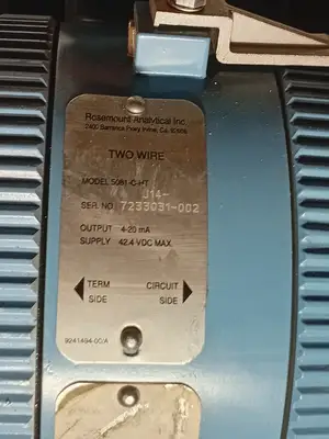 USED ROSEMOUNT 5081-C-HT