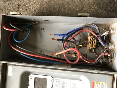 3K-512 Electrical Enclosure 22"x9"x6" w/ Terminals and Wiring