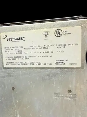 USED FRYMASTER FPC128/236