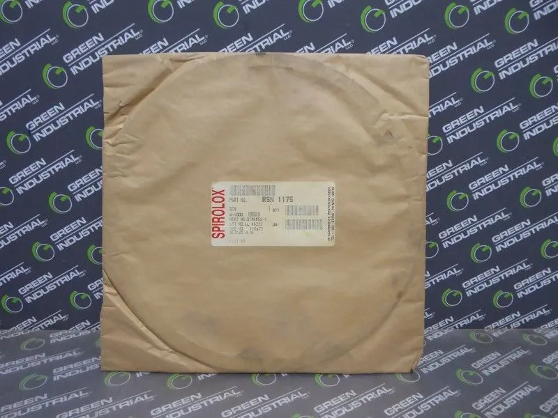 Spirolox RSN 1175 Retaining Ring 11-3/4" Diameter Oil Dipped Finish New