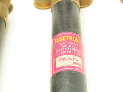 Bussman Fusetron Dual-Element Time Delay Fuses 600V 3.2A 2A 1.25A Mix Lot of 27