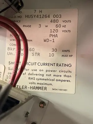 USED CUTLER-HAMMER W200M1CFC