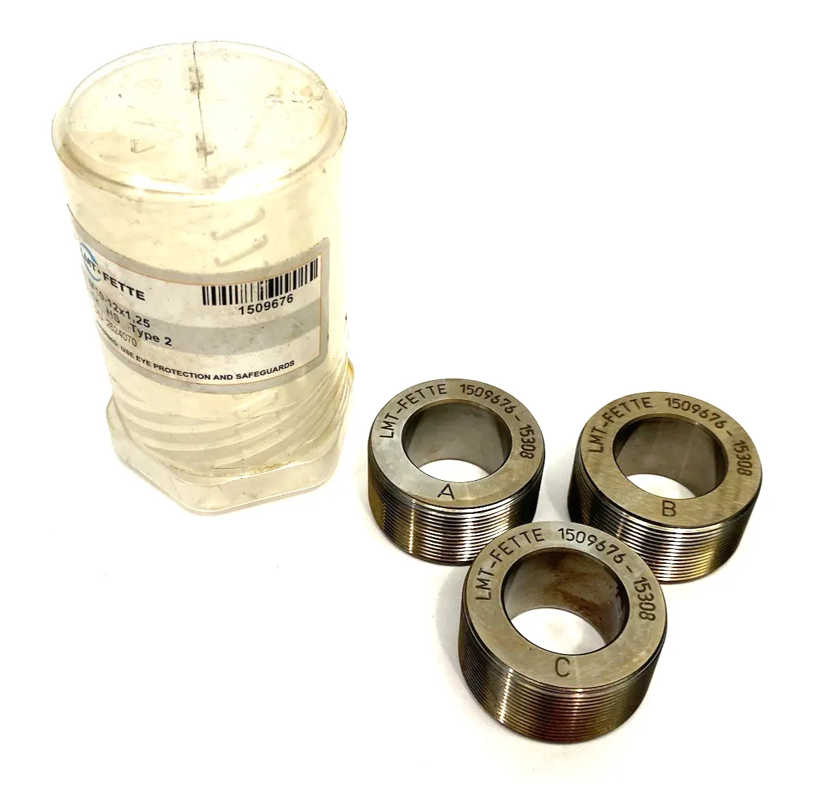 New | in-Stock LMT FETTE EVOLINE THREAD ROLLERS M10-12X1,25 1K HS TYPE 2 Thread Rollers | Maverick Industrial Sales #1100459
