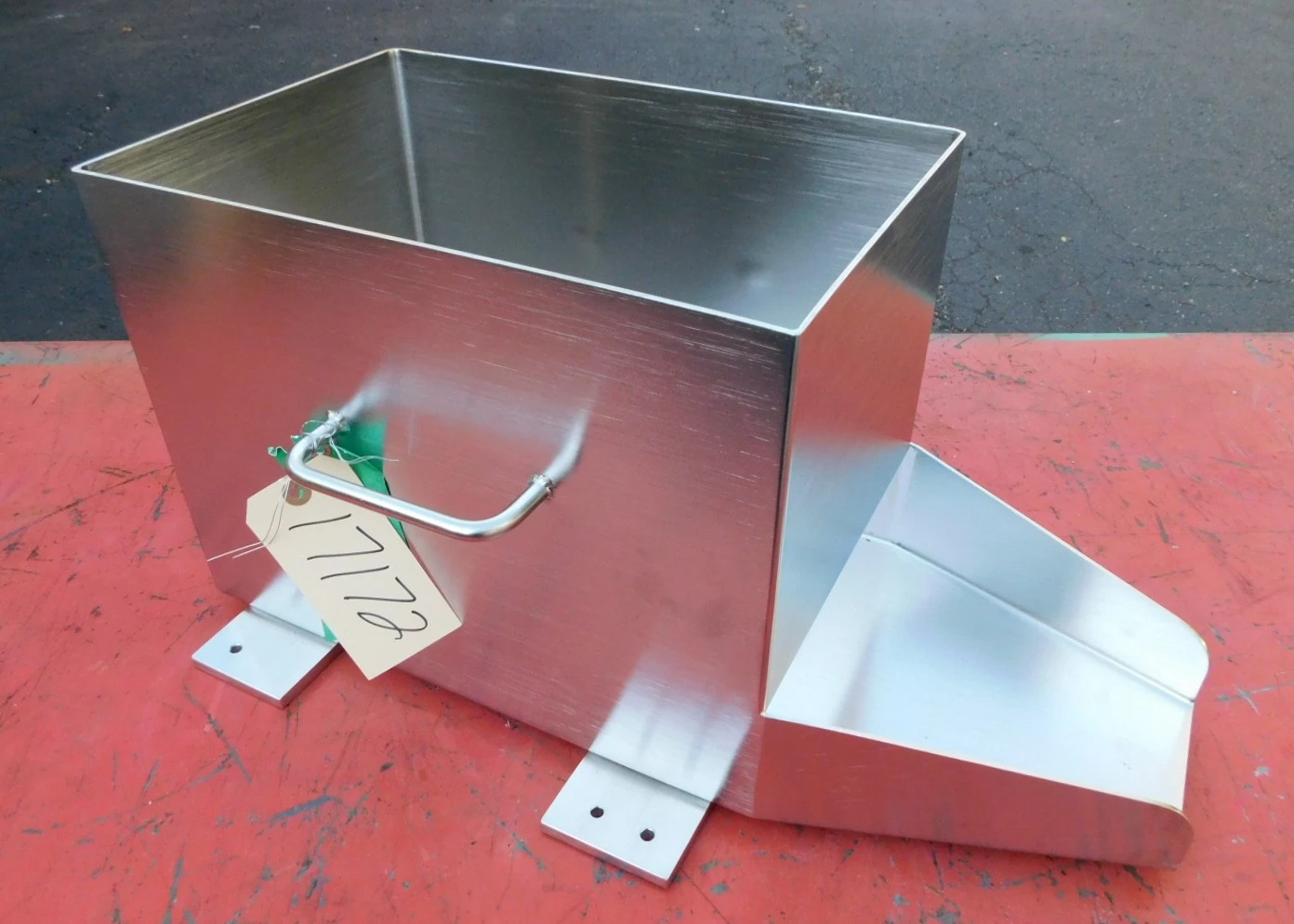 USED SANITARY BULK HOPPER .9 CU FT