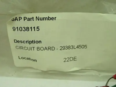 Nissan Forklift HPCB-141 Controller Circuit Board Assy 29383L4505
