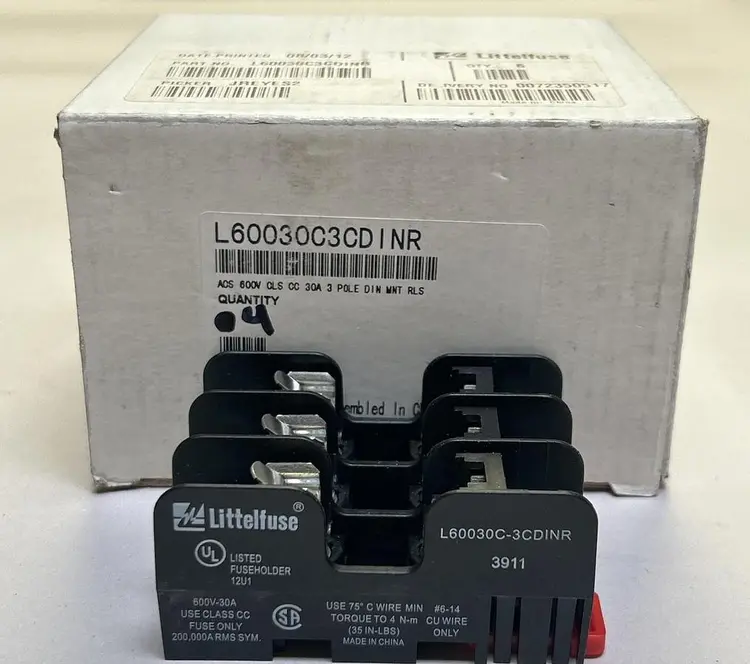 New | in-Stock LITTELFUSE L60030C-3CDINR Miscellaneous Equipment (Electrical & Power) | Surplus Asset Holdings #1198598