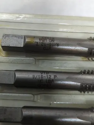 New | in-Stock VERMONT 9/16-12 Taps & Dies Ohio US | Surplus Asset Holdings #1246876