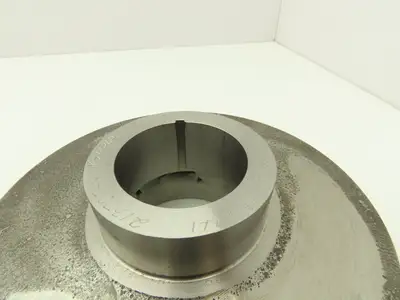 Centrifugal Pump Impeller 60mm Keyed Bore 203mm OD Steel