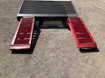 2001 Towmaster TG-20 Equipment Trailer Flat Bed Trailer
