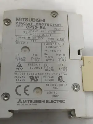 Used MITSUBISHI CP30-BA Circuit Breakers Ohio US | Surplus Asset Holdings #1568067