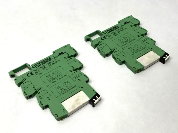 Used PHOENIX CONTACT PLC-BSC-24DC/21, 2966016, & 2961105 Relays & Switches | Maverick Industrial Sales #1109971