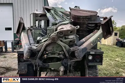Used 1988 DAIMLER-BENZ UNIMOG 419 Backhoe Loaders North Dakota US | Proxy Equipment #1377985